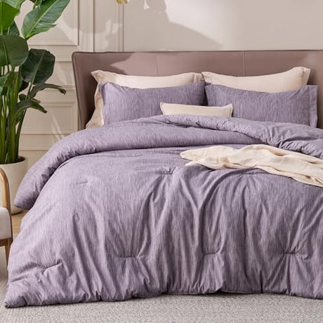 Bedsure King Size Comforter Set - Dark Red King Comforter Set, Soft Bedding for All Seasons, Cationic Dyed Bedding Set, 3 Pieces, 1 Comforter (104"x90") and 2 Pillow Shams (20"x36"+2") Bedsure