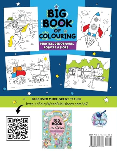 Big Book of Colouring for Boys: Children Ages 4+ (Big Books of Colouring (Ages 4+)) ZONULAR
