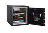 SentrySafe Black Fireproof Safe with Digital Push Button Keypad, Home Safe For Money, Documents, and other Valuables, 1.23 Cubic Feet, SF123ES SentrySafe