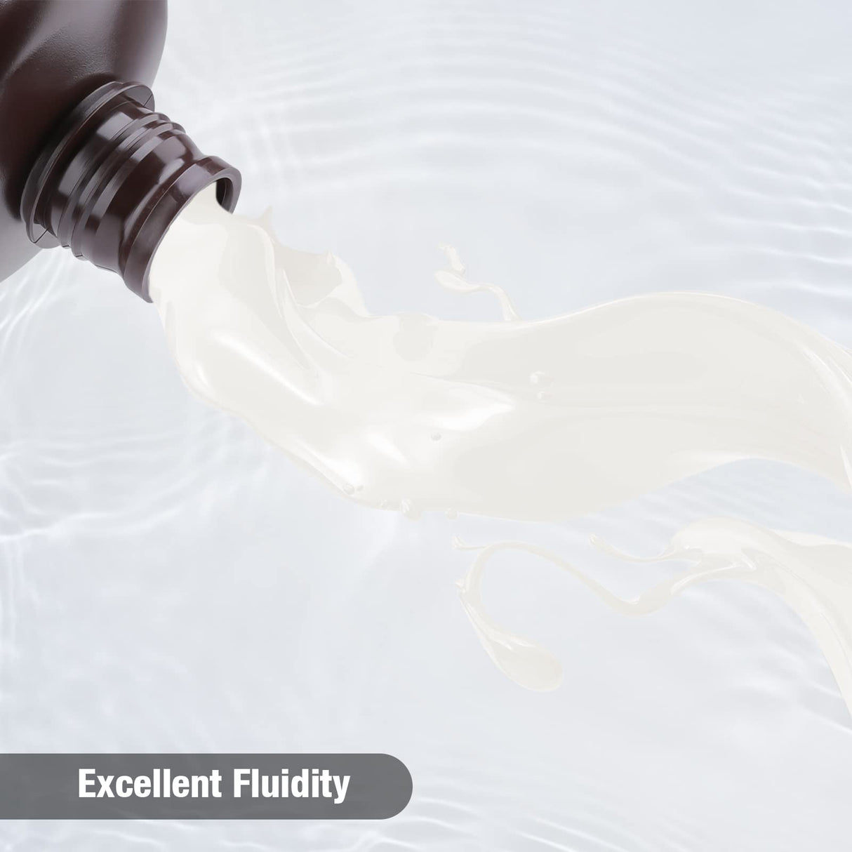 ELEGOO Water Washable 3D Printer Resin, 405nm Rapid UV Curing Standard Photopolymer Resin, Easy to Clean, High Precision 3D Water Wash Resin for LCD/MSLA/DLP 3D Printer Printing, White 1000G Deeplee