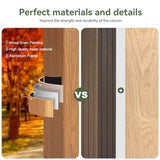 Aoxun 10' x 12' Hardtop Gazebo, Wooden Finish Coated Aluminum Frame Canopy, Galvanized Steel Double Top, Outdoor Permanent Metal Pavilion with Curtains and Netting, for Backyard, Patio and Deck Aoxun