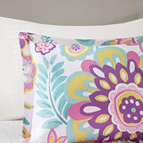 Intelligent Design Camille Comforter Set, Vibrant Flowers Design All Season Teen Bedding, Matching Sham, Decorative Pillow, Girls Bedroom Décor, Twin/Twin XL, Pink 3 Piece Intelligent Design