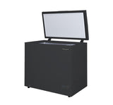 Frigidaire EFRF7003-BLACK Chest Deep Freezer, 7 Cu. Ft, Black Adjustable Thermostat-Removable Vinyl Coated Wire Basket-Easy Defrost Drain Frigidaire