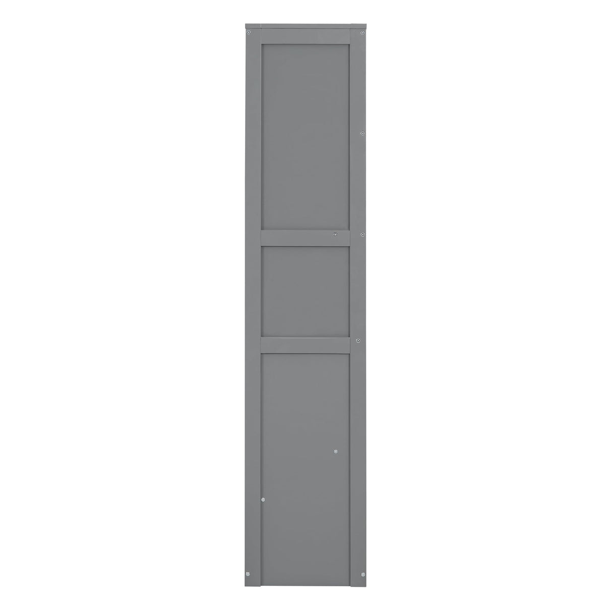 Merax Full Size Murphy Bed, Wood Full Murphy Cabinet Bed with Shelves, for Home Office or Small Room, Gray Merax