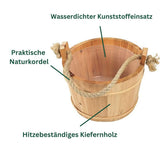 Croll & Denecke Wooden Sauna Bucket Diameter 28 cm Croll & Denecke