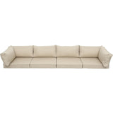 Valita Outdoor Furniture Replacement Cushions, Fits 4-seat Sectional Rattan Conversation Set, 10-Piece Patio Water-Resistant Replacement Sofa Cushions, Liner&Cover (Khaki) Valita