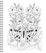 Large Print Easy Color & Frame - Flowers (Stress Free Coloring Book) WoodArtSupply