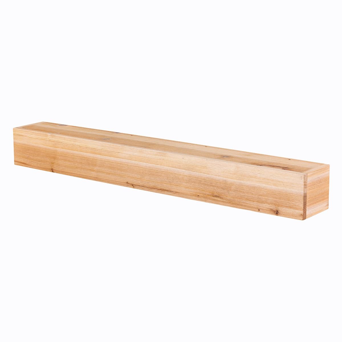 DOGBERRY Weathered Beam 48 in. Maple Mantel