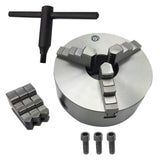 3 Jaw Lathe Chuck Manual Chuck 3" K11-80 Self-centering Lathe Drilling Part 80mm Total 2 Set of Jaws findmall
