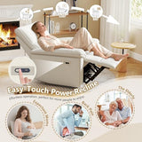 cinkehome Wall Hugger Power Recliners for Small Spaces, Electric RV Recliners with USB, Modern Recliner Chair for Living Room, Apartment