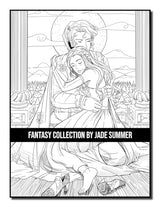 Fantasy Collection: An Adult Coloring Book with 100+ Incredible Coloring Pages of Mermaids, Fairies, Vampires, Dragons, and More! WoodArtSupply