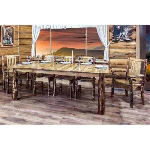 Montana Woodworks Log Furniture - Captain Chair - Glacier Country Collection Montana Woodworks