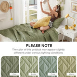 Comfort Spaces Twin Quilt Set Modern Reversible Diamond Coverlet Twin Bedding Set Cozy Quilted Winter Layer, All Season Lightweight Soft Twin Size Quilt, Kienna, Twin/Twin XL Olive Green 2 Piece Comfort Spaces