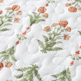 HoneiLife Quilt Sets King Size - Floral Bedspreads for King Bed, 3-Piece Wildflower Coverlets, Botanical Bed Cover King Quilt Bedding Set All Season Quilts-Sweet Grass HoneiLife