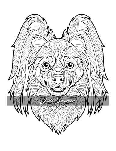 Amazing Dogs Coloring Book: Beautiful Dogs, Adorable Puppies, and Relaxing Designs for Adults and Teens