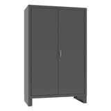 Durham Welded 14 Gauge Steel Heavy Duty Cabinet with 171 Bins, JC-171-95, 24" Length x 48" Width x 78" Height Durham
