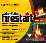 duraflame Firestart Indoor/Outdoor Firelighters, 12 pack , Yellow Duraflame