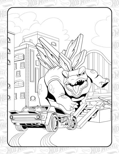 Hot Wheels: Giant Coloring Book