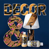 FolkArt, Mad Drizzle Metallics Pre-Mixed Acrylic Set, Set of 3 Premium High Gloss Finish Fluid Pouring Paints Perfect for Indoor & Outdoor Arts and Crafts Projects, 50417 FolkArt