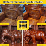 PIPIHUA Beeswax Polish and Conditioner for Wood Furniture - Waterproof & Repair Wax, Multipurpose Wood Cleaner and Furniture Polish (2 x 100g with 4 PIPIHUA