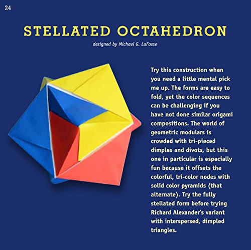 Geometric Origami Mini Kit: Folded Paper Fun for Kids & Adults! This Kit Contains an Origami Book with 48 Modular Origami Papers and Instructional Videos Tuttle Publishing