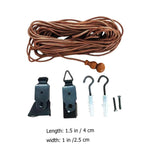 Garneck Roller Window Shades Lift Cords - Blinds Strings Lift Tool for Reeds Bamboo Roller Shades - Roll Up Blind Curtain Lifting Kit Repair Parts Replacement Garneck