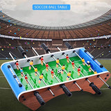 HOHXFYP Foos Table Soccer,Robust PP and Wood Material Entertaining Foos Table Soccer Bal,Have Fun Portable Foos Table Toy for Home and Travel HOHXFYP