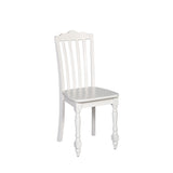 Hillsdale Furniture Lauren Wood Dining or Desk Chair, White Hillsdale