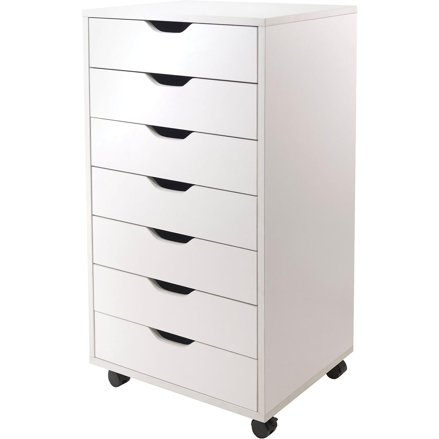 Winsome Halifax 7-Drawer Composite Wood Cabinet, White (10792)