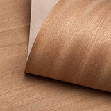 Edge Supply Mahogany Wood Veneer Sheet Flat Cut, 24” x 96”, 10 mil Paper Back, “A” Grade Veneer Face – Easy to Apply Oak Veneer Sheet – Veneer Sheets Edge Supply