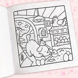 Cozy Cuties: Coloring Book for Adults and Kids (Cozy Spaces Coloring) WoodArtSupply