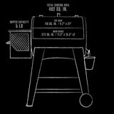 Pit Boss PB440FB1 Pellet Grill, 482 Square Inches, Black PIT BOSS