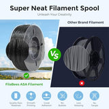 FLASHFORGE Adventurer 5M 3D Printer with Sparkle Black ASA 1.75mm 1kg FilaBees