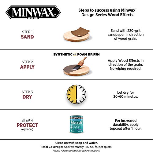 Minwax 405140000 Wood Effects, Charred Black Minwax