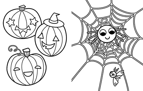 My Busy Halloween Coloring Book (My Busy Coloring) WoodArtSupply
