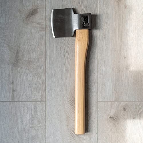 Jack of Clubs Round Handle Throwing Axe: World Axe Throwing League Premium Competition Throwing Axe, WATL Throwing Hatchet with Round Hickory Wooden Handle (Round Handle) WATL