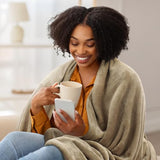Utopia Bedding Fleece Blanket Twin Size Camel 300GSM Luxury Anti-Static Fuzzy Soft Microfiber Bed Blanket (60x80 Inch) Utopia Bedding