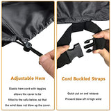 STARTWO Outdoor Furniture Cover Waterproof, Patio Furniture Covers 4 Piece Set, Heavy Duty 500D Patio Furniture Set Cover for Chairs, Couch, Table Coffee, Black STARTWO