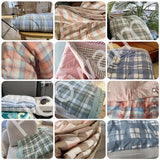 Cooling Comforter, 150x200/180x200cm Summer Duvet Soft Breathable Cooler Comforter, Double/Single Down Comforter Lightweight Cooling Blanket, Washable for All-Season Blanket(I,180x200cm) QWHYQXI
