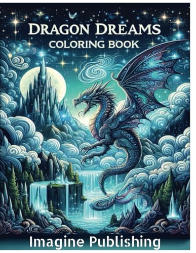 Dragons Coloring Book for Kids 4-12 with Over 50 Dragon Designs (Children's Coloring Books)