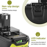 Fancy Buying Upgrade 18V 6.0Ah P108 Battery Replacement for Ryobi 18 Volt Battery Lithium P102 P103 P104 P105 P107 P109 P122,Battery for Ryobi ONE+ Cordless Drill Tool (2Pack) Fancy Buying