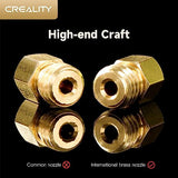 Creality Official Ender 3 0.4mm Nozzles 10 PCS, Brass 3D Printer Nozzles for Ender 3 V2/Ender 3 Pro/Ender 3 Max/Ender 5 Series and Sermoon D1 Creality