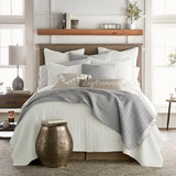 Levtex Home Mills Waffle Full/Queen Quilt Set (88x92in) with 2 Pillow Shams (26x20in) - Cream - Cotton Waffle Full/Queen Size Quilt Bedding Set - Lightweight, Soft, Pre-Washed Levtex Home