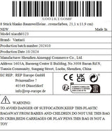 15 Pack Blank Cotton Canvas DIY Craft Zipper Bags Pouches Pencil Case for Makeup Cosmetic Toiletry Stationary Storage (off white, 8.3” x 4.7”) Vantasii