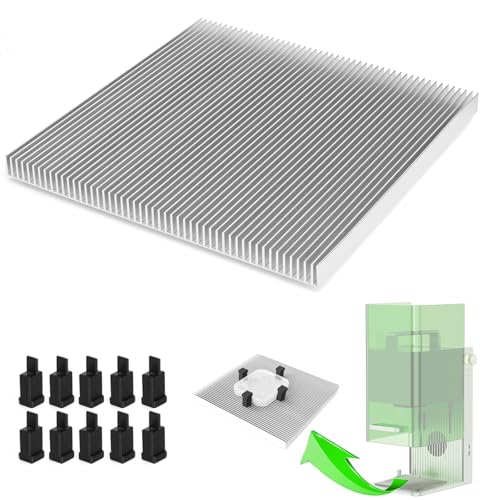 YIBEICO Upgraded Laser Engraving Cutting Platform for xTool F1,Aluminum Laser bed with The Groove Design, with 10 Positioning Plug, Enables L-Shaped Alignment, Prevent Warping YIBEICO