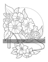 Stress Relief: Adult Coloring Book with Animals, Flowers, Fantasy, and More for Mindfulness and Relaxation WoodArtSupply