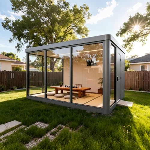 Vestael Modular Pods,ADUs/Prefab Studios Suitable for Office Work, Exercise and Dining in The Backyard T10