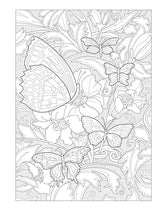 Creative Haven Butterflies Flights of Fancy Coloring Book (Adult Coloring Books: Insects) Dover Publications