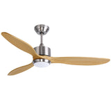 Ovlaim 60 inch Smart Ceiling Fan with Light Remote Control, Dimmable Led Quiet DC Motor Wood Ceiling Fan for Living Room, Bedroom, Patio, Farmhouse Ovlaim