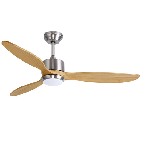 Ovlaim 60 inch Smart Ceiling Fan with Light Remote Control, Dimmable Led Quiet DC Motor Wood Ceiling Fan for Living Room, Bedroom, Patio, Farmhouse Ovlaim